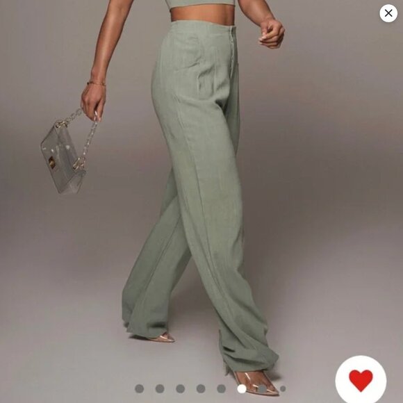 JLUXLABEL Sage Thea Linen Blend Pants Size Small - Picture 2 of 12